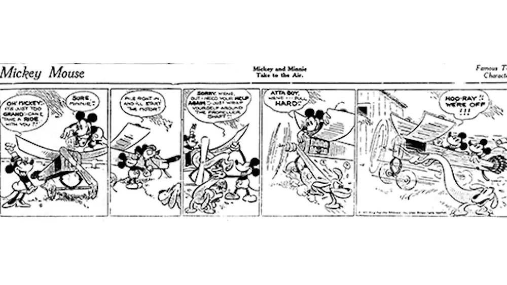 Mickey Mouse comics strip