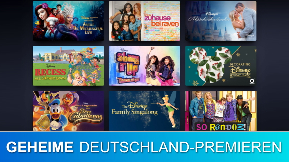 Disney+ Geheime Deutschland-Premieren