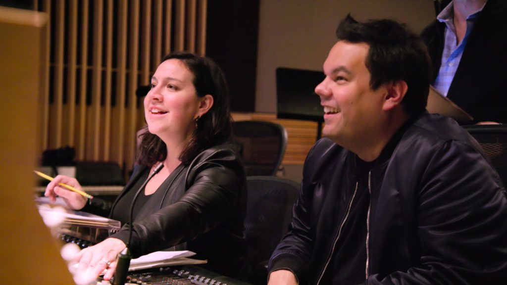 Kristen Anderson-Lopez and Robert Lopez