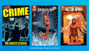 Überblick der Comictitel 08/2020