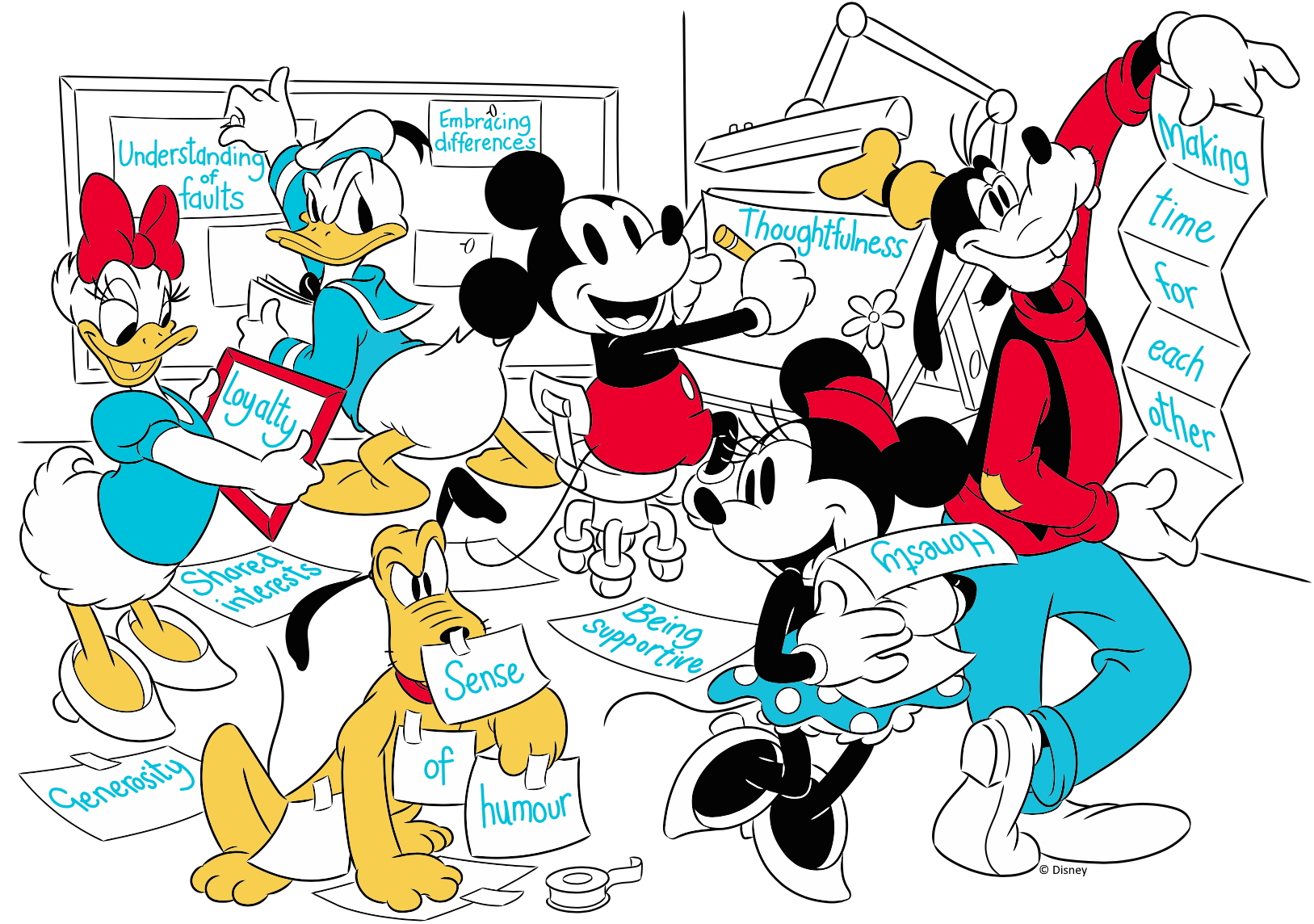 Mickey and his Friends - the sensational six