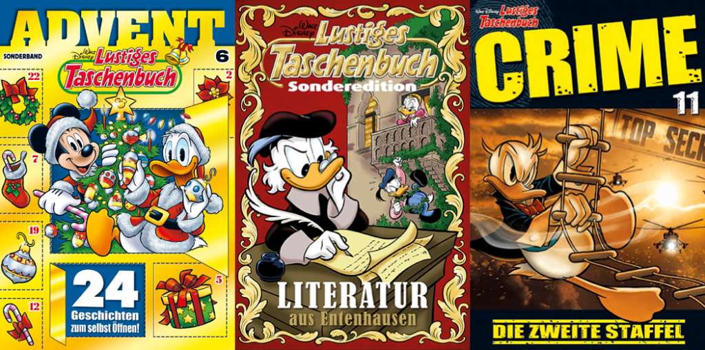 Überblick der Comictitel 10/2020 3 Disney Comics 10 20