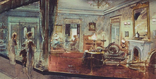 Wohnzimmer aus dem frühen 20. Jahrhundert