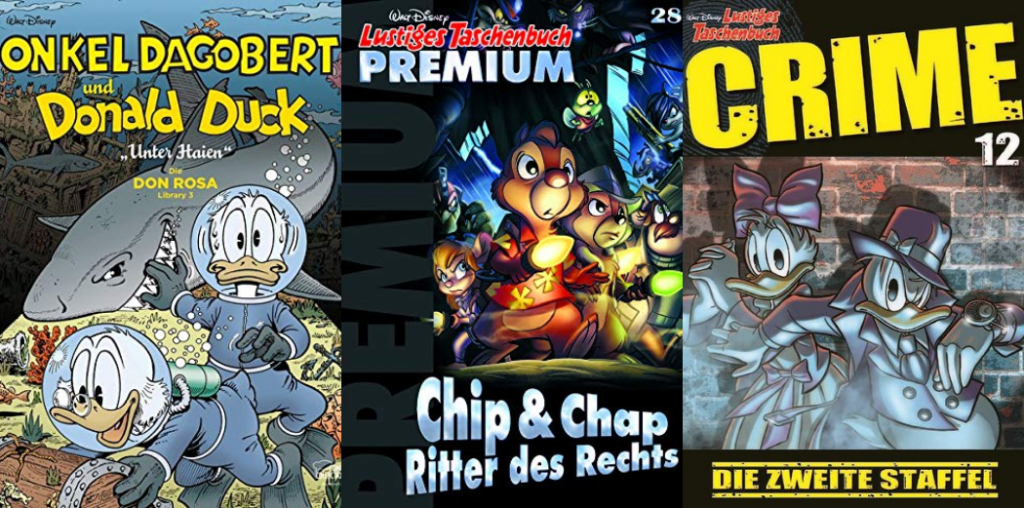 Überblick der Comictitel 12/2020 3 Disney Comics 12 2020