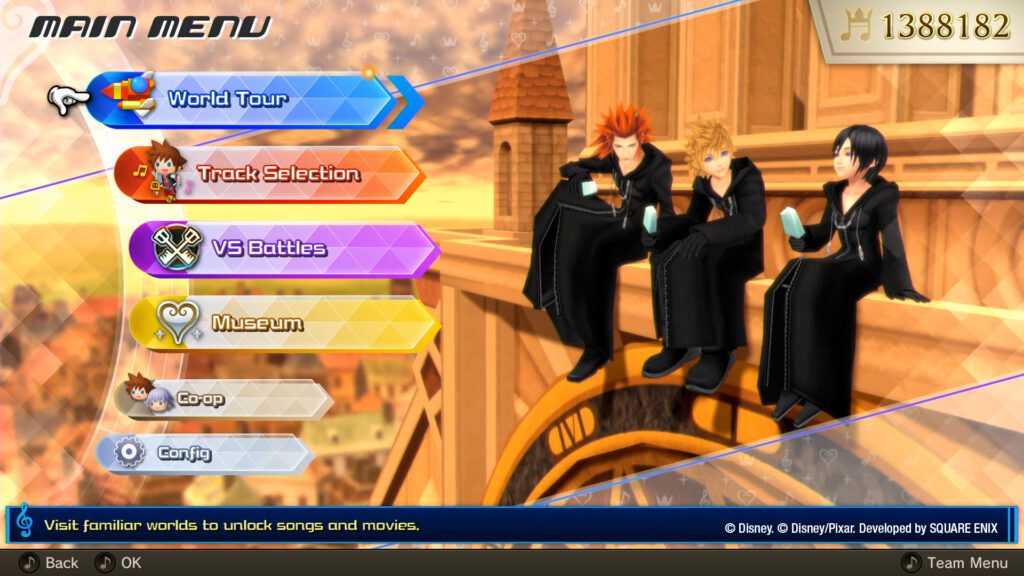 KINGDOM HEARTS Roxas, Axel, Xion