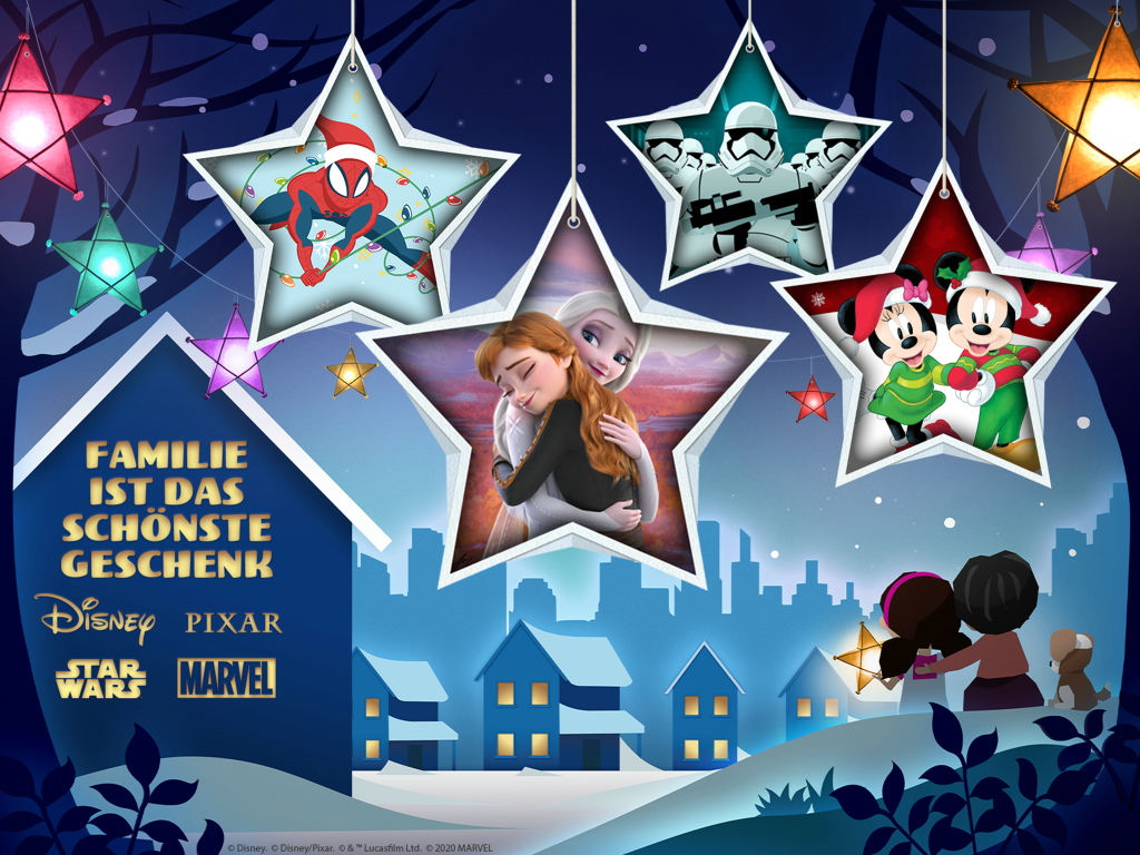 „Familie ist das schönste Geschenk“ - magisches Gewinnspiel zum Disney-Weihnachtswerbespot 5 Familie ist das schönste Geschenk Disney
