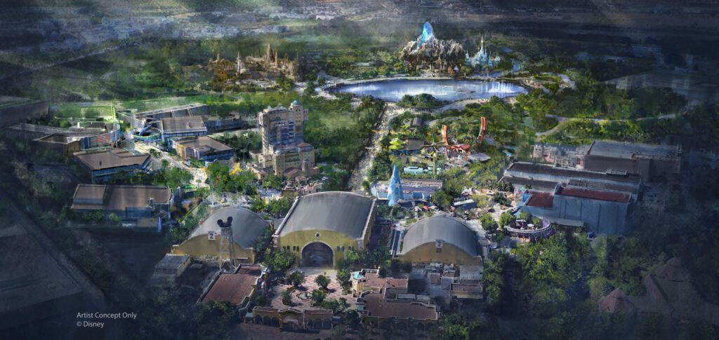 Blick in die Glaskugel: Was die Zukunft für Disneyland Paris verspricht 4 Der 2018 veröffentlichte Überblick des zukunftigen Walt Disney Studios Park - wie viel wird davon tatsächlich Realität?