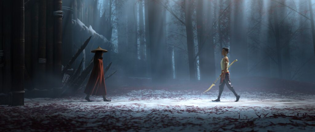 Review: Raya und der letzte Drache - Rezension zu Disneys animiertem Actionfilm 11 Raya vs Namaari