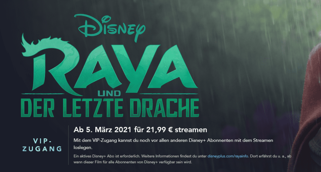Review: Raya und der letzte Drache - Rezension zu Disneys animiertem Actionfilm 16 Raya und der letzte Drache VIP-Zugang auf Disney+