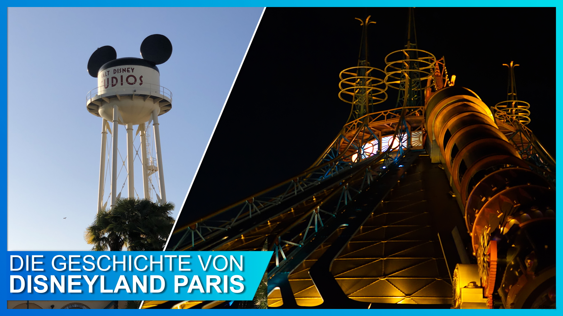 Space Mountain und Walt Disney Studios Paris