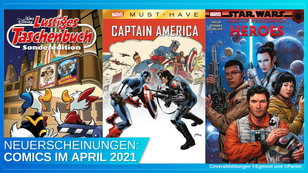 Comic-Schau: April 2021 78 Coverbild Blogbeitrag Comics 04 2021 mit Banner