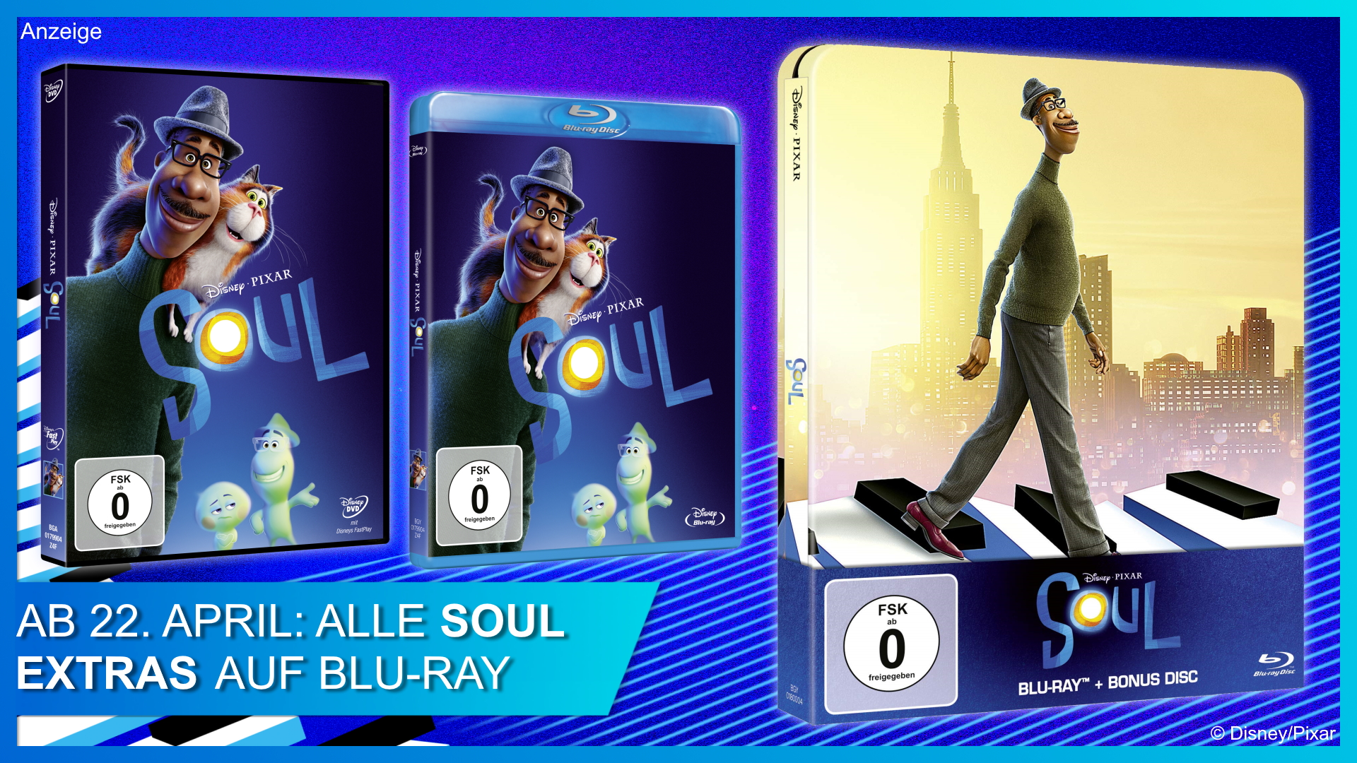 Soul auf DVD, Blu-ray und im Steelbook