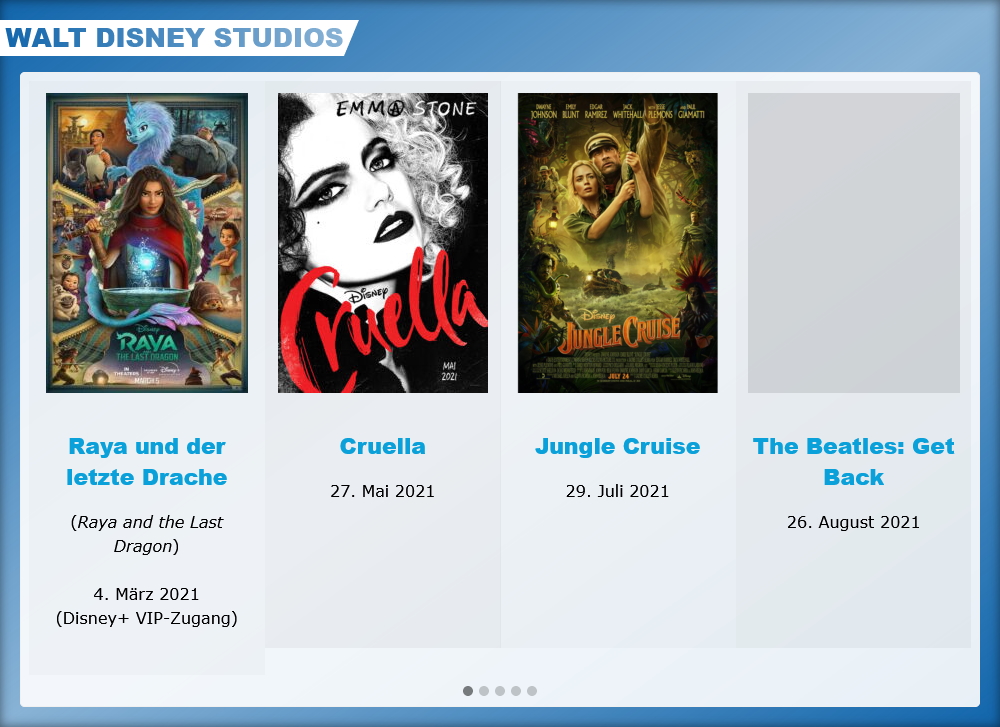 Alle neuen Filme auf einen Blick: DVD- und Kinostarts jetzt bei uns 4 Disney Kino-Neustarts