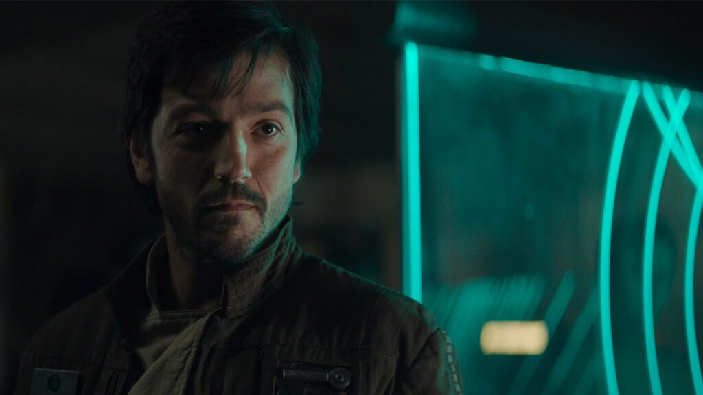 Cassian Andor in der Rebellenbasis auf Yavin 4