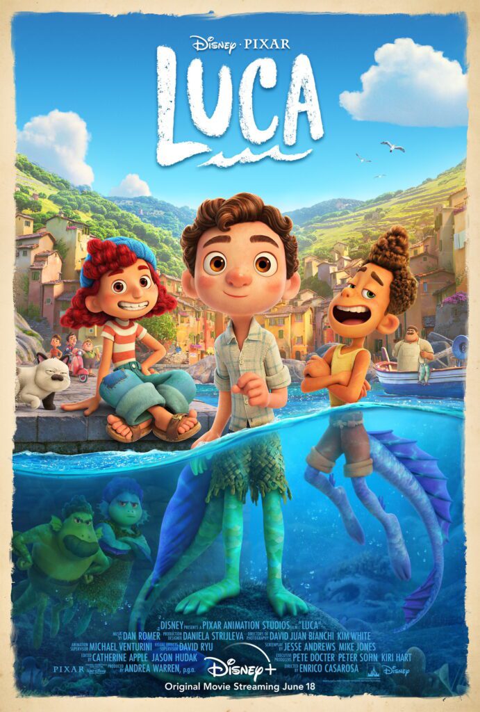 Update: Pixars LUCA - Trailer, Poster und alle deutschen Stimmen! 3 Pixar Luca Poster