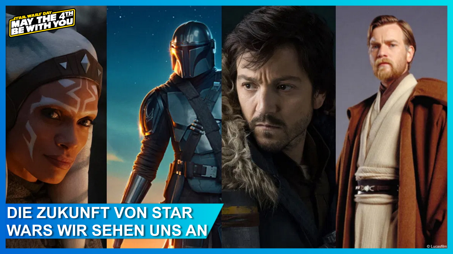 Ahsoka Tano, The Mandalorian, Cassian Andor und Obi-Wan Kenobi - Helden neuer Star Wars Serien auf Disney+