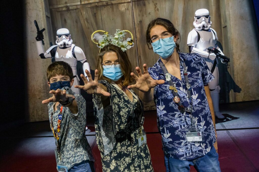 Disneyland Paris Selfie Spot with Star Wars Stormtroopers