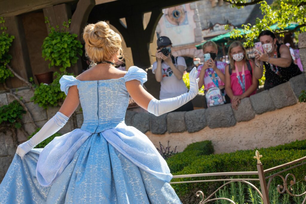 Disneyland Paris Selfie Spot with Cinderella