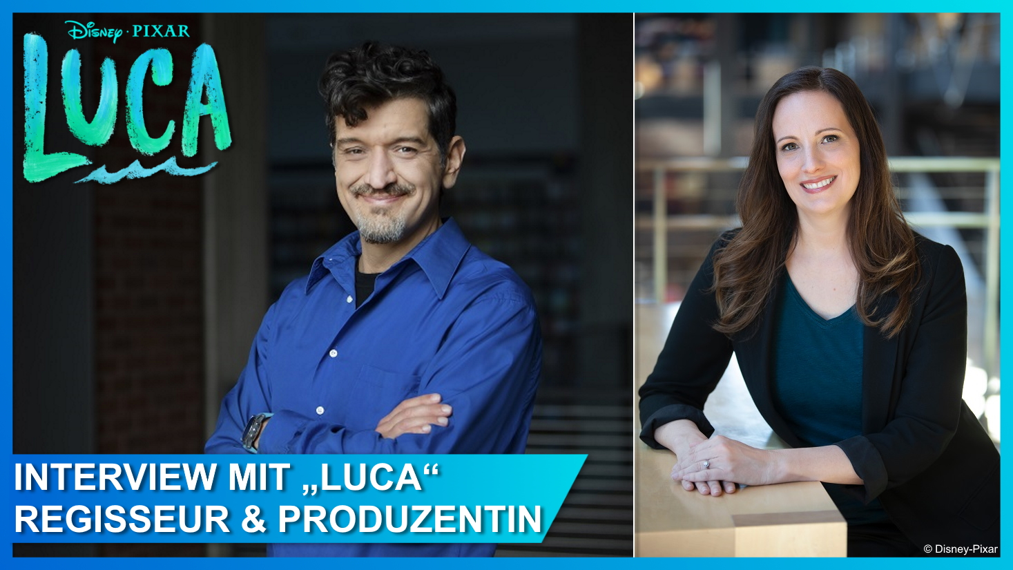 Regisseur Enrico Casarosa und Produzentin Andrea Warren im Interview über Disney-Pixars Luca