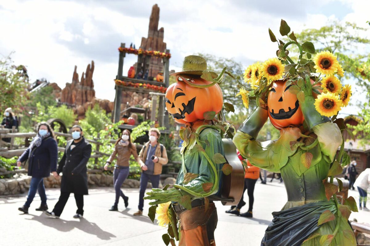 Die Kürbismenschen in Frontierland in Disneyland Paris