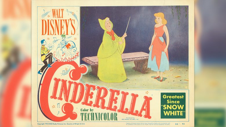Vom drohenden Bankrott zum Welterfolg: Disneys Cinderella Story (1950) 4 Original Poster zu Walt Disney's Cinderella