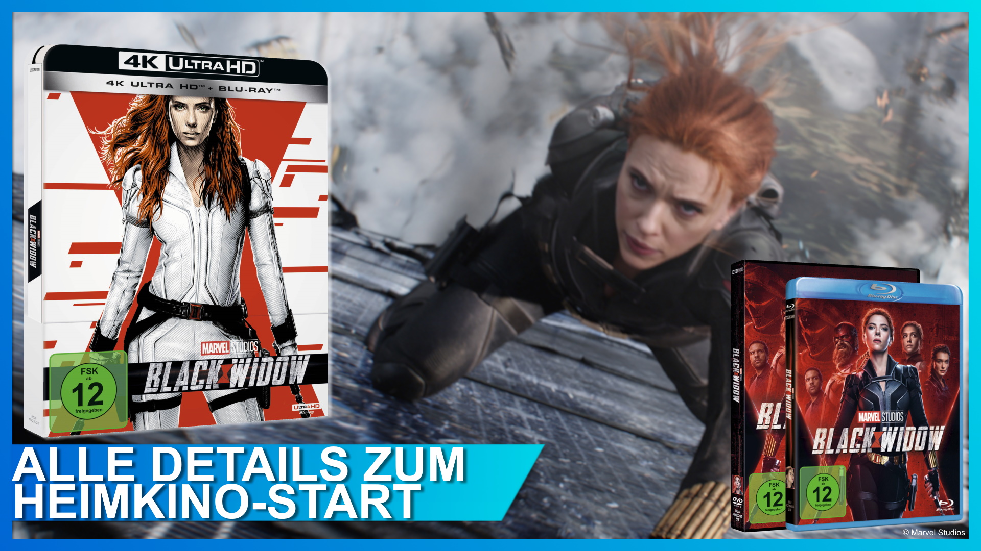 Black Widow Heimkino DVD und Blu-ray