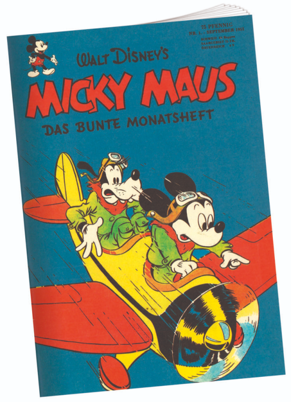 Die Disney Comics im Wandel der Zeit – Ein Heft namens "Micky Maus" 4 Micky Maus Heft 01 / 1951