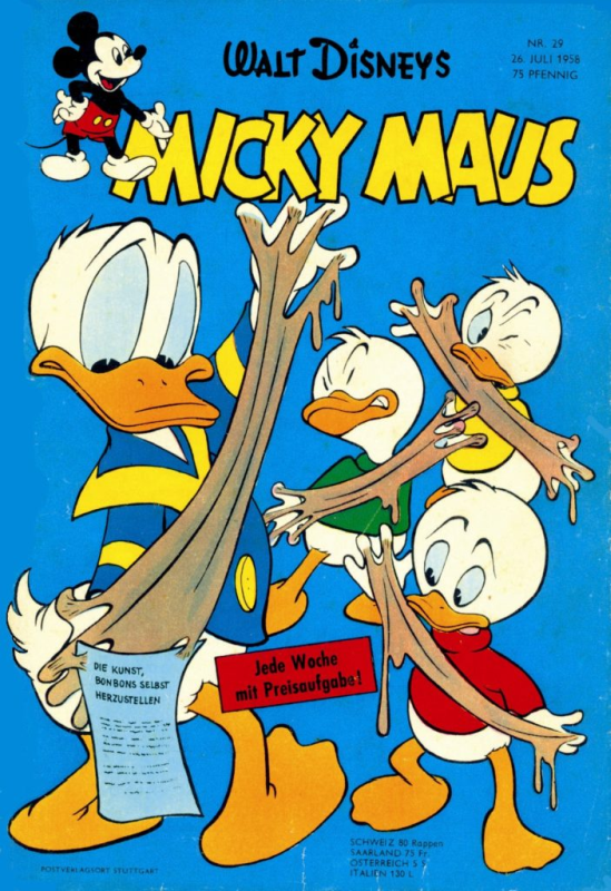 Die Disney Comics im Wandel der Zeit – Ein Heft namens "Micky Maus" 8 Micky Maus 29 / 1958: Das erste Heft mit Extra