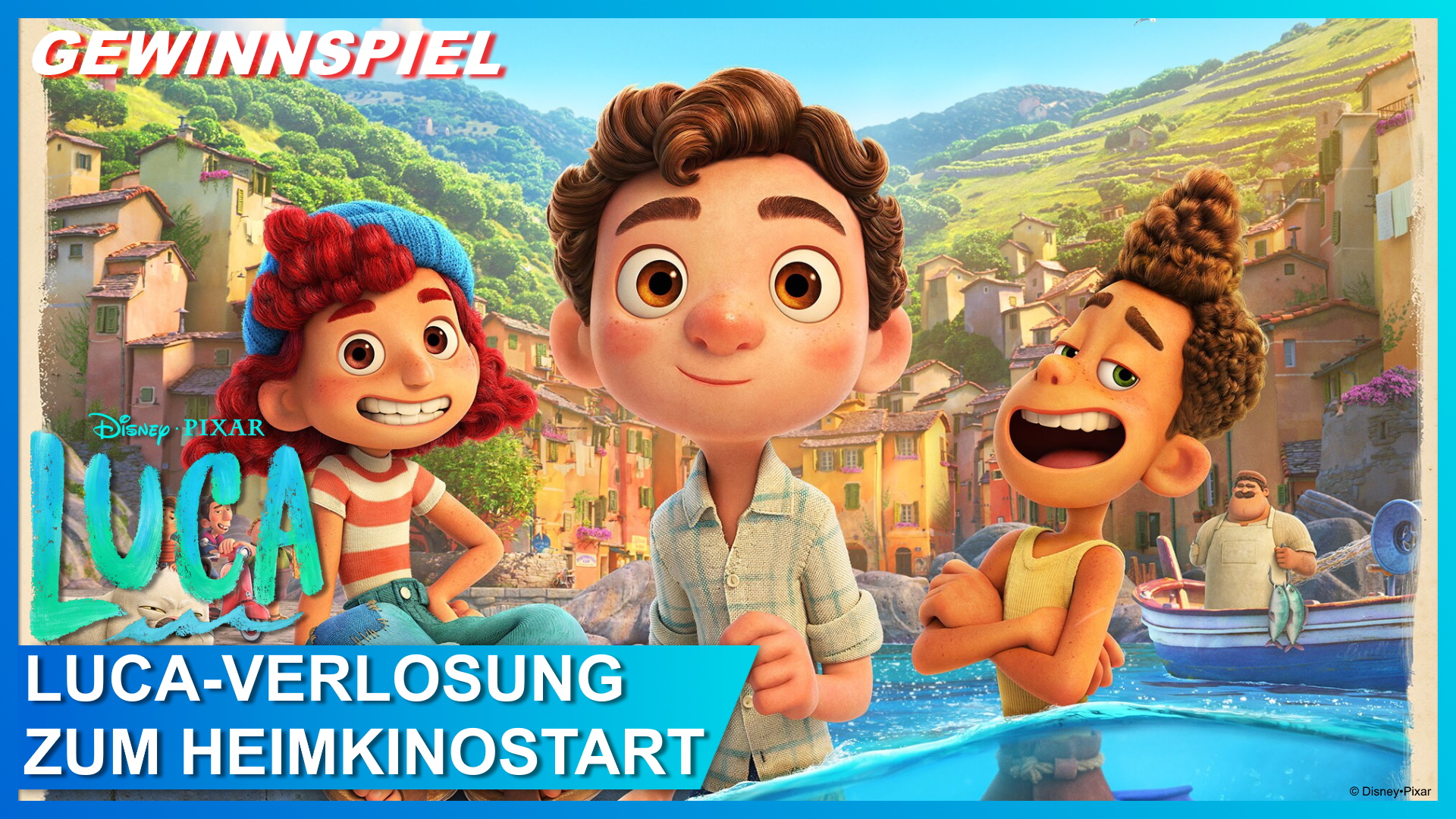 Disney/Pixar Luca Heimkino Blu-ray Verlosung