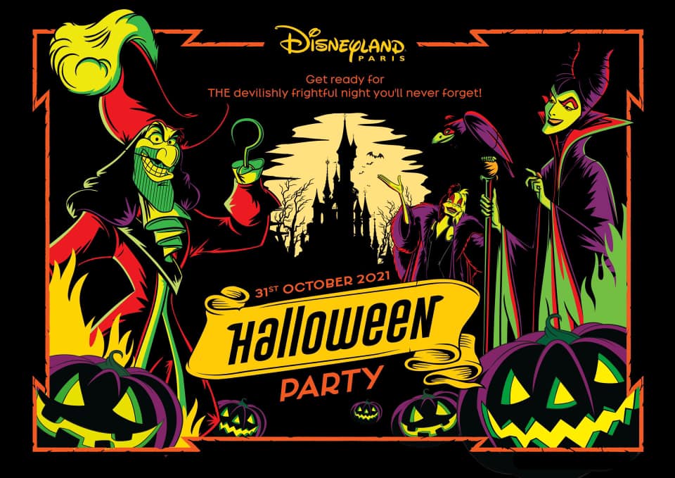 disneyland paris halloween party 2021