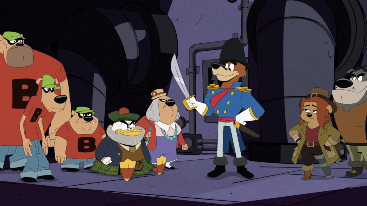 Wir feiern: 70 Jahre Panzerknacker - 70 Jahre missglückte Raubzüge auf Dagoberts Geldspeicher 5 Die Panerzknacker in der DuckTales-Neuauflage vom Disney Channel machen gemeinsame Sache mit Mac Moneysack und Don Kanaille