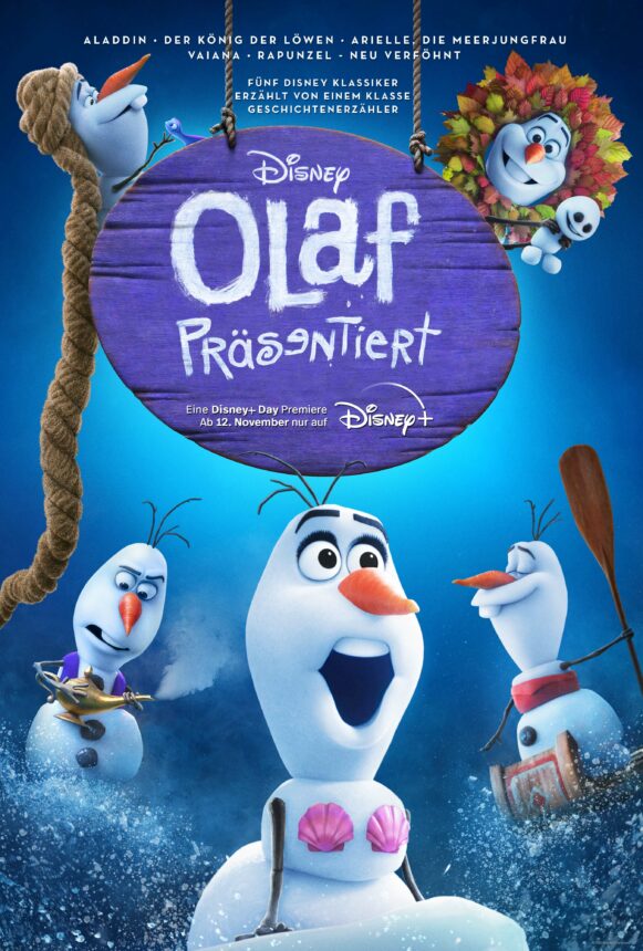 Wir präsentieren: Unser exklusives Interview mit den Machern von „Olaf Präsentiert“ (und Josh Gad) zum Disney+ Day! 8 Das Poster zu „Olaf präsentiert“