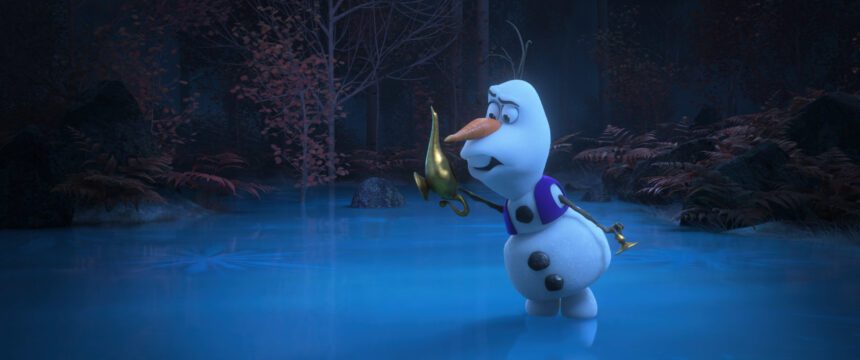 Wir präsentieren: Unser exklusives Interview mit den Machern von „Olaf Präsentiert“ (und Josh Gad) zum Disney+ Day! 4 Olaf als Aladdin
