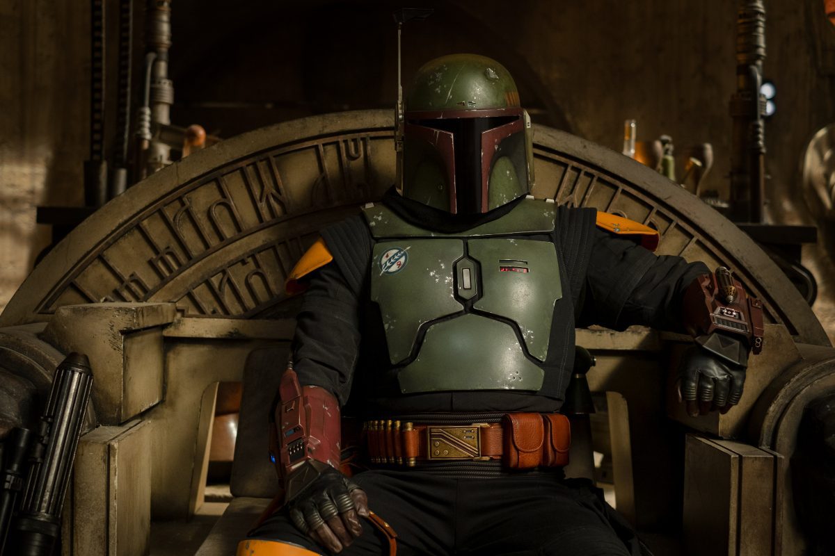 Temura Morrison is Boba Fett in Lucasfilm's THE BOOK OF BOBA FETT, exclusively on Disney+.