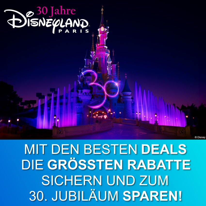 Disneyland Paris - Alle Programm Highlights, Neuheiten und Angebote zu der grandiosen Geburtstagsfeier zum 30. Jubiläum ab März 2022 21 Mit den besten Deals die größten Rabatte sichern und zum 30. Jubiläum von Disneyland Paris viel sparen!