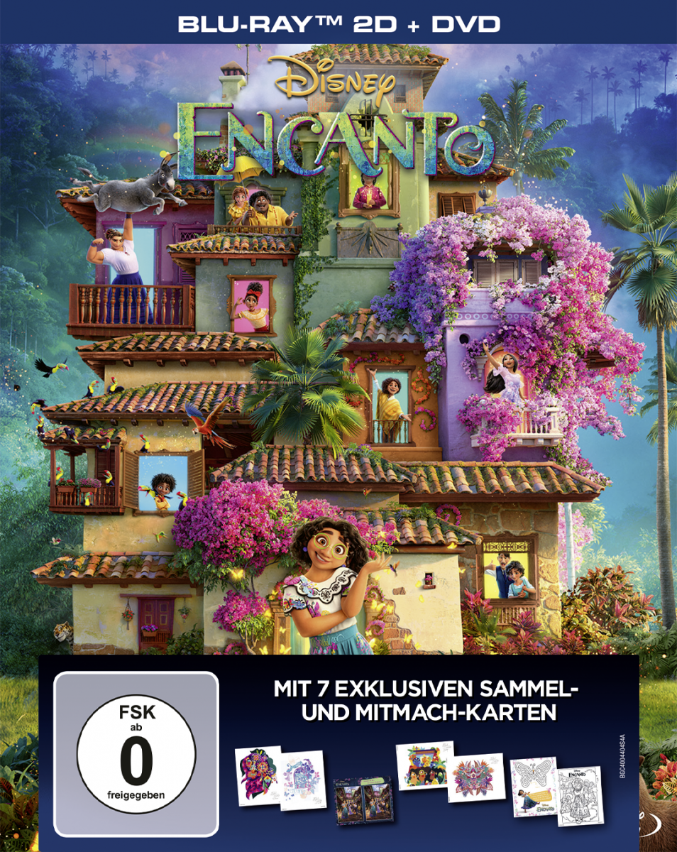 Der Zauber von Disneys ENCANTO auf DVD und Blu-ray - jetzt vorbestellen: ab 10. Februar 2022 erhältlich! 7 Disneys Encanto im Deluxe Set auf DVD und Blu-ray