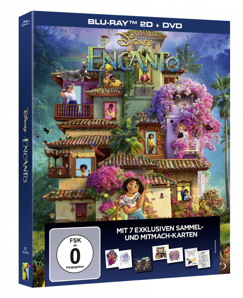 Der Zauber von Disneys ENCANTO auf DVD und Blu-ray - jetzt vorbestellen: ab 10. Februar 2022 erhältlich! 8 Disneys Encanto im Deluxe Set auf DVD und Blu-ray