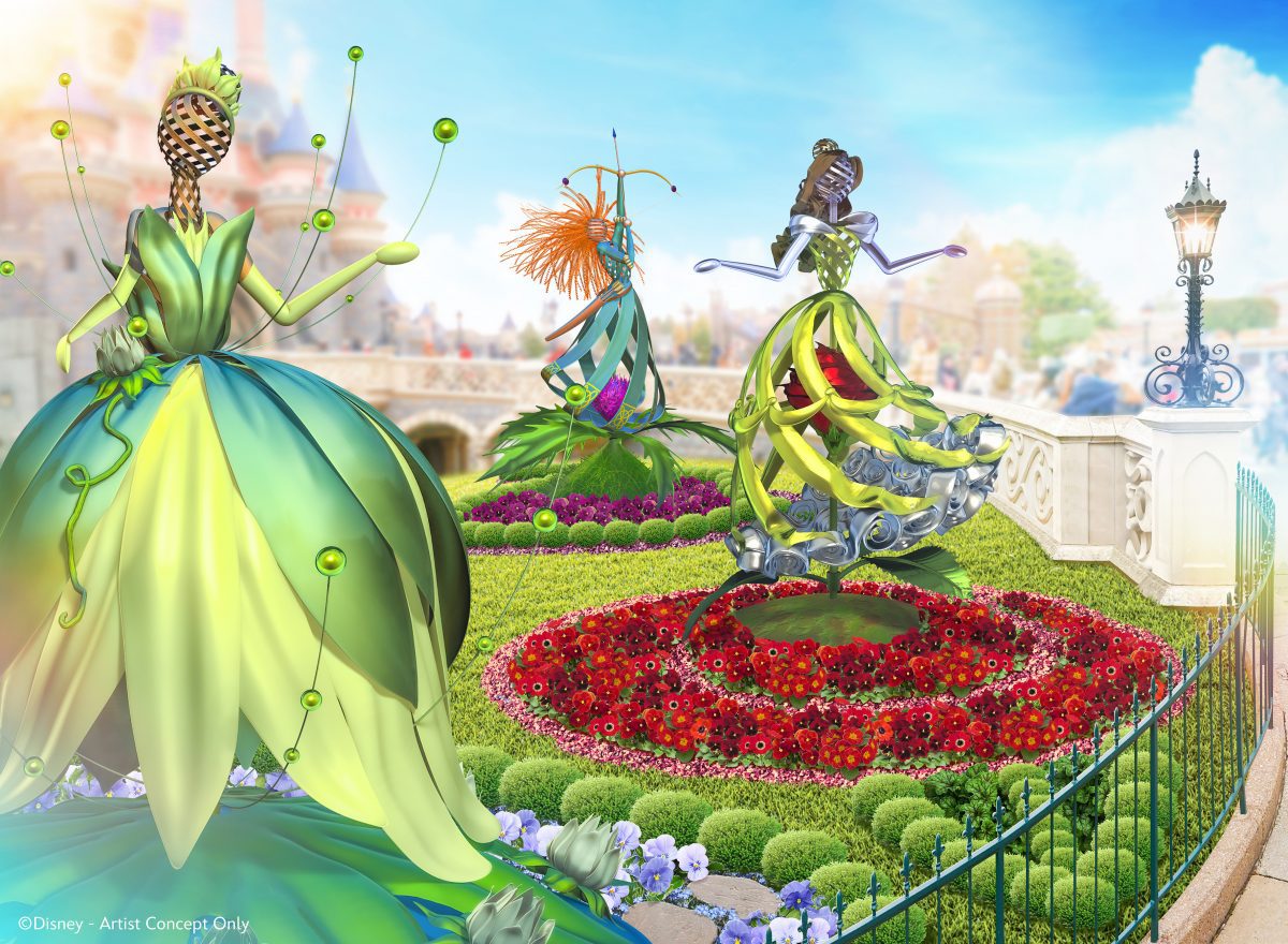 Neue Details & Programm zur Feier vom 30. Geburtstag von Disneyland Paris - inklusive innovativer Drohnen-Show! 14 Gardens of Wonder mit Disney Figuren