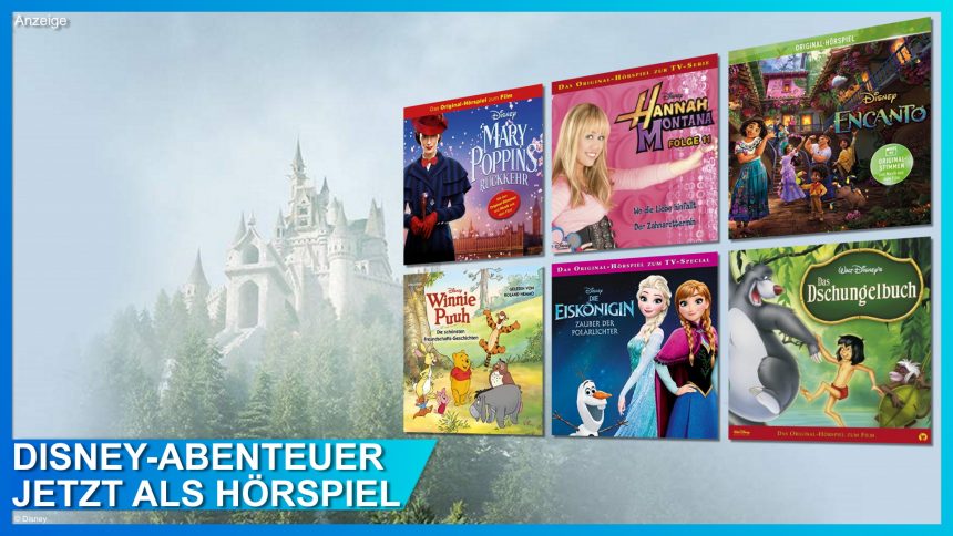Die Disney-Abenteuer als Hörspiel direkt zum Mitnehmen auf die Ohren!