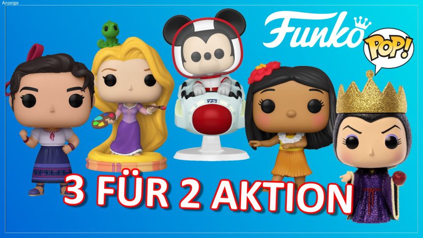 Jetzt zuschlagen: Große 3 für 2 Schnäppchen-Aktion auf alle Funko Pop! Figuren von Disney und Co. bei EMP – nur bis Samstag! [Anzeige]