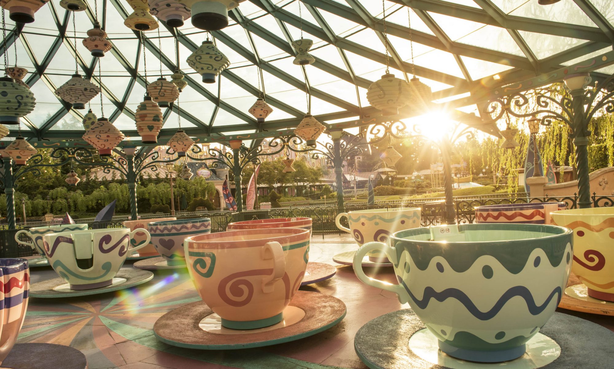 Disneyland Paris Alice in Wonderland Mad Tea Cups