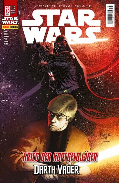 01 star wars 78 krieg der kopfgeldjaeger 4 darth vader 16 comicshop ausgabe