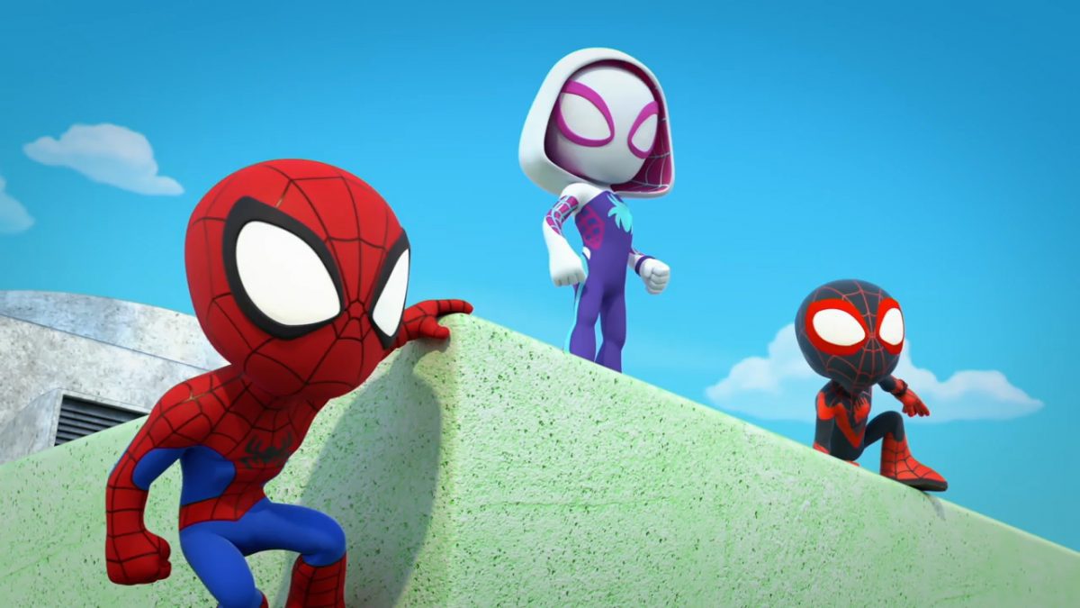 Gewinnspiel zum Serien-Neustart im Disney Channel: Marvel's Spidey und seine Super-Freunde 3 Spidey und seine Super-Freunde Ghost-Spider und Spin
