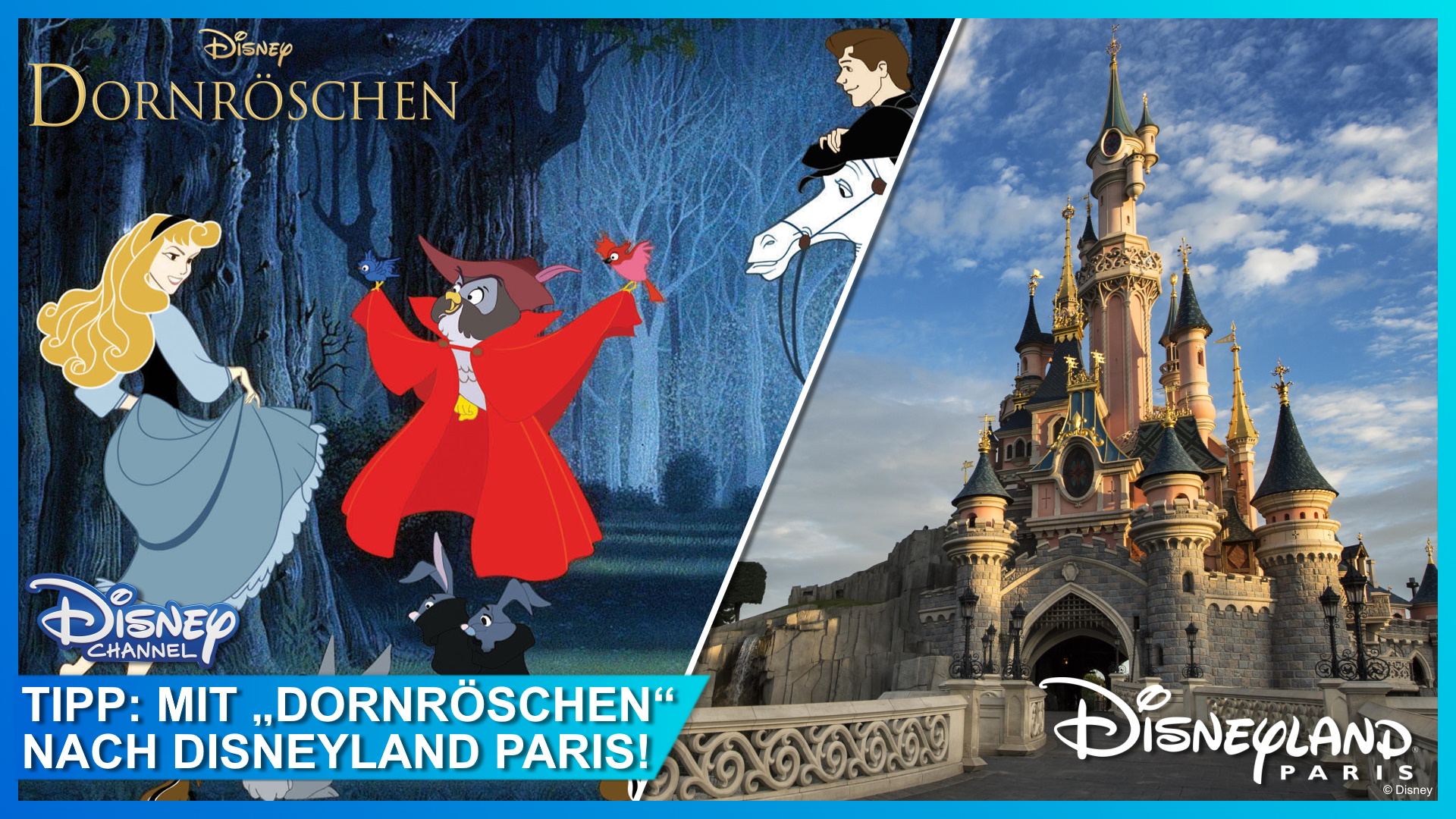 Disneyland Paris Gewinnspiel mit Dornröschen