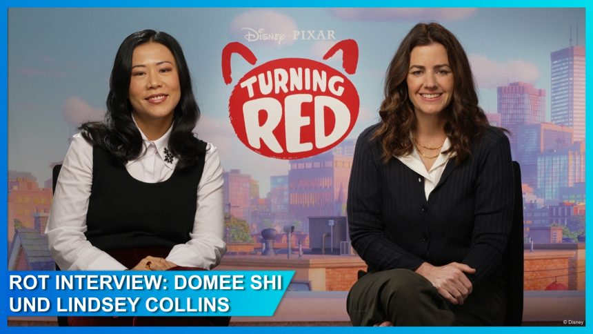 Interview mit den Machern von ROT – Domee Shi und Lindsey Collins über Pixars schrillen, roten Kuschel-Hulk