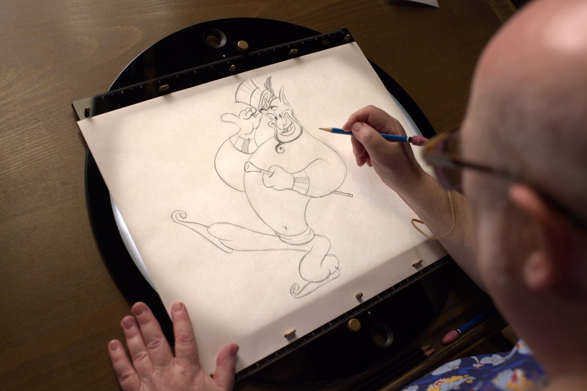 Dschinni-Animator Eric Goldberg: "Die handgezeichnete 2D Animation hat die Disney Studios nie verlassen" - SKETCHBOOK ab Mittwoch auf Disney+ 4 160008 2770 e01279df