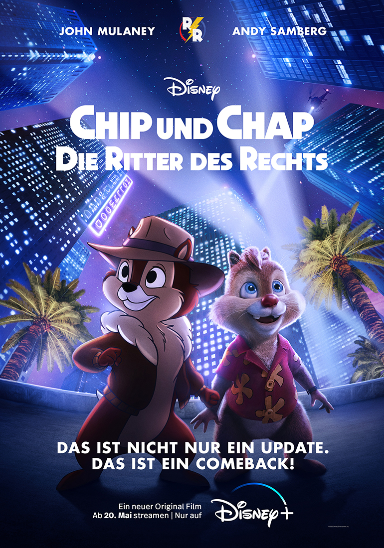 Neuer Trailer - Chip und Chap: Die Ritter des Rechts sind endlich zurück! Der NEUE Live Action Film auf Disney+! 3 Chip und Chap - Die Ritter des Rechts Poster