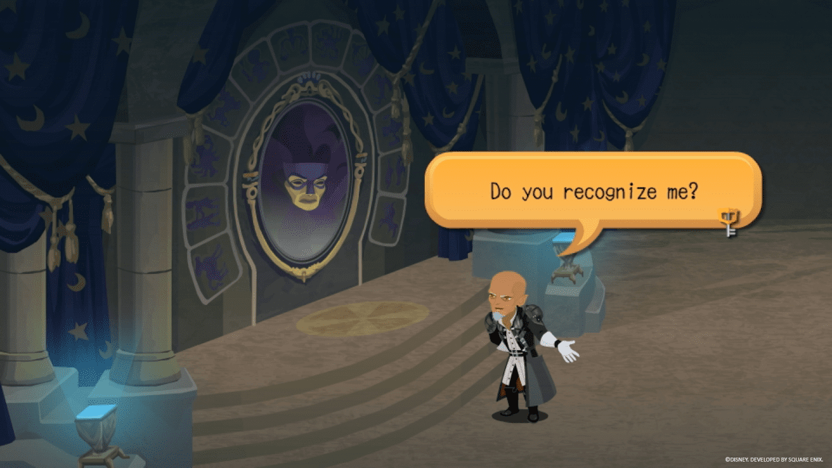 Jetzt in Entwicklung: KINGDOM HEARTS IV und Missing-Link; Dark Road Finale ab August 2022! 13 Kingdom Hearts Dark Road Xehanort and Magic Mirror
