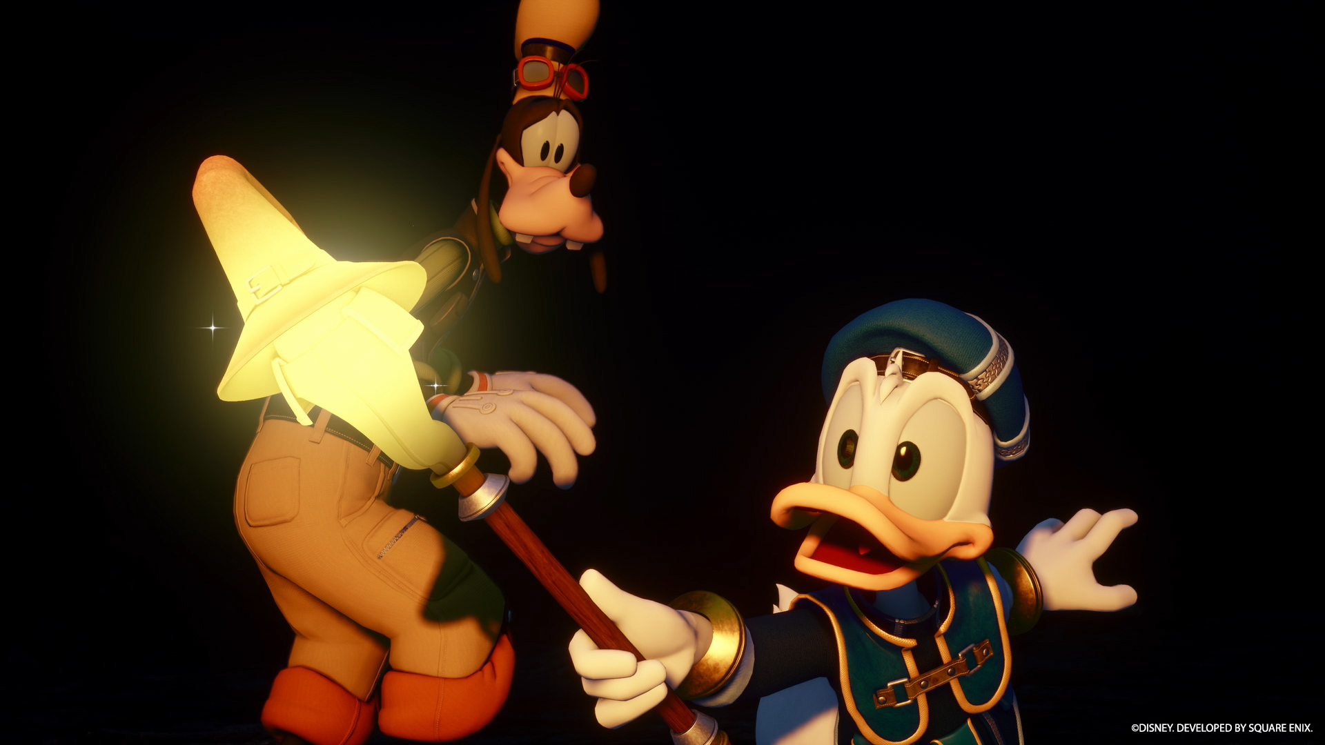 Jetzt in Entwicklung: KINGDOM HEARTS IV und Missing-Link; Dark Road Finale ab August 2022! 33 Donald Duck and Goofy in KINGDOM HEARTS IV