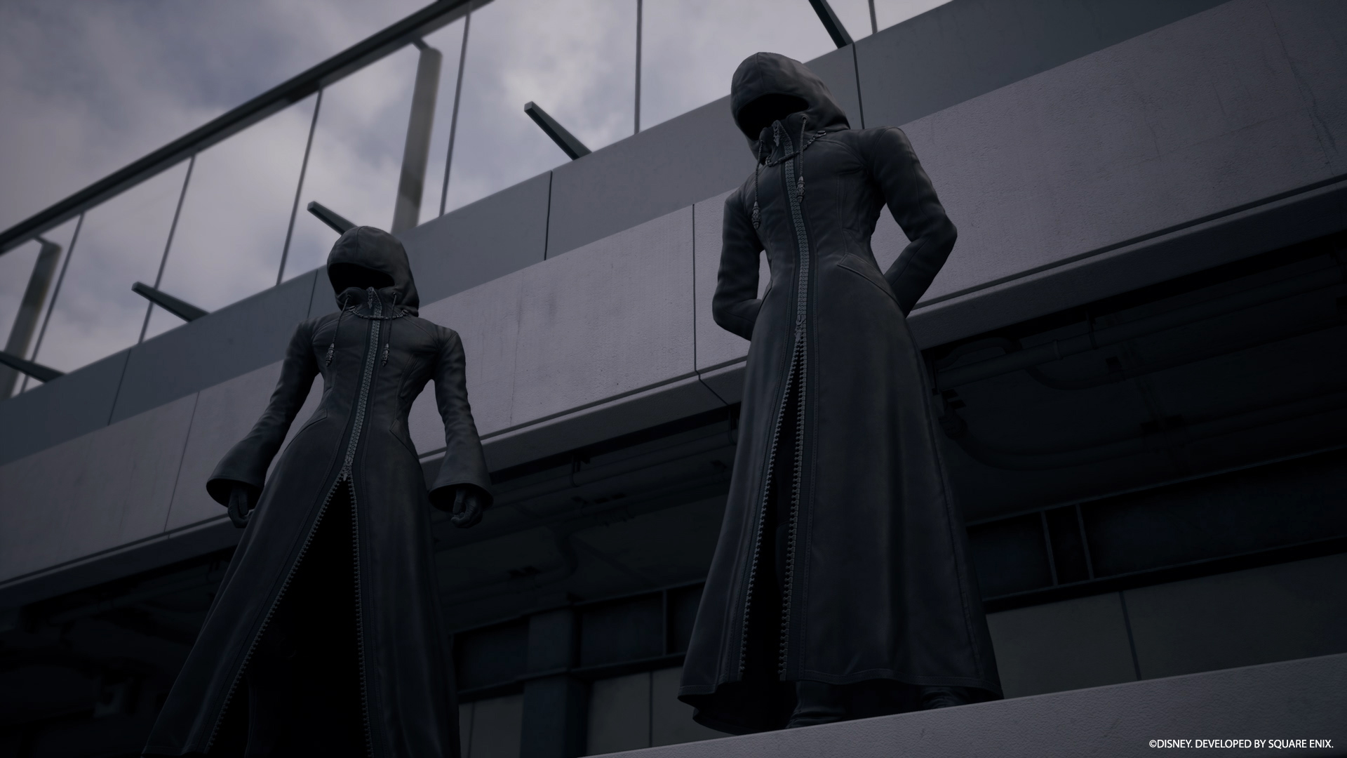 Black Coats, probably the Master of Masters and Luxu, in KINGDOM HEARTS IV